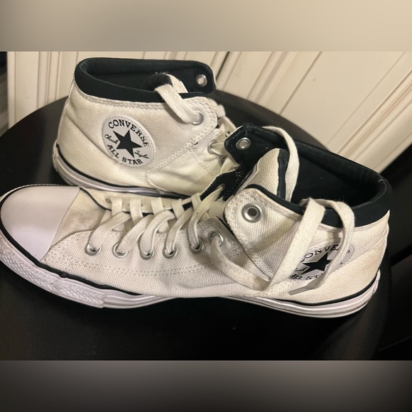Converse Chuck Taylor All Star High Street White/Black 155469C Shoes 11 M, 13-W - Picture 3 of 10